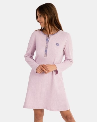 MASSANA  CAMISOLA  M/L INVIERNO L747258  C.LILA   T.XL