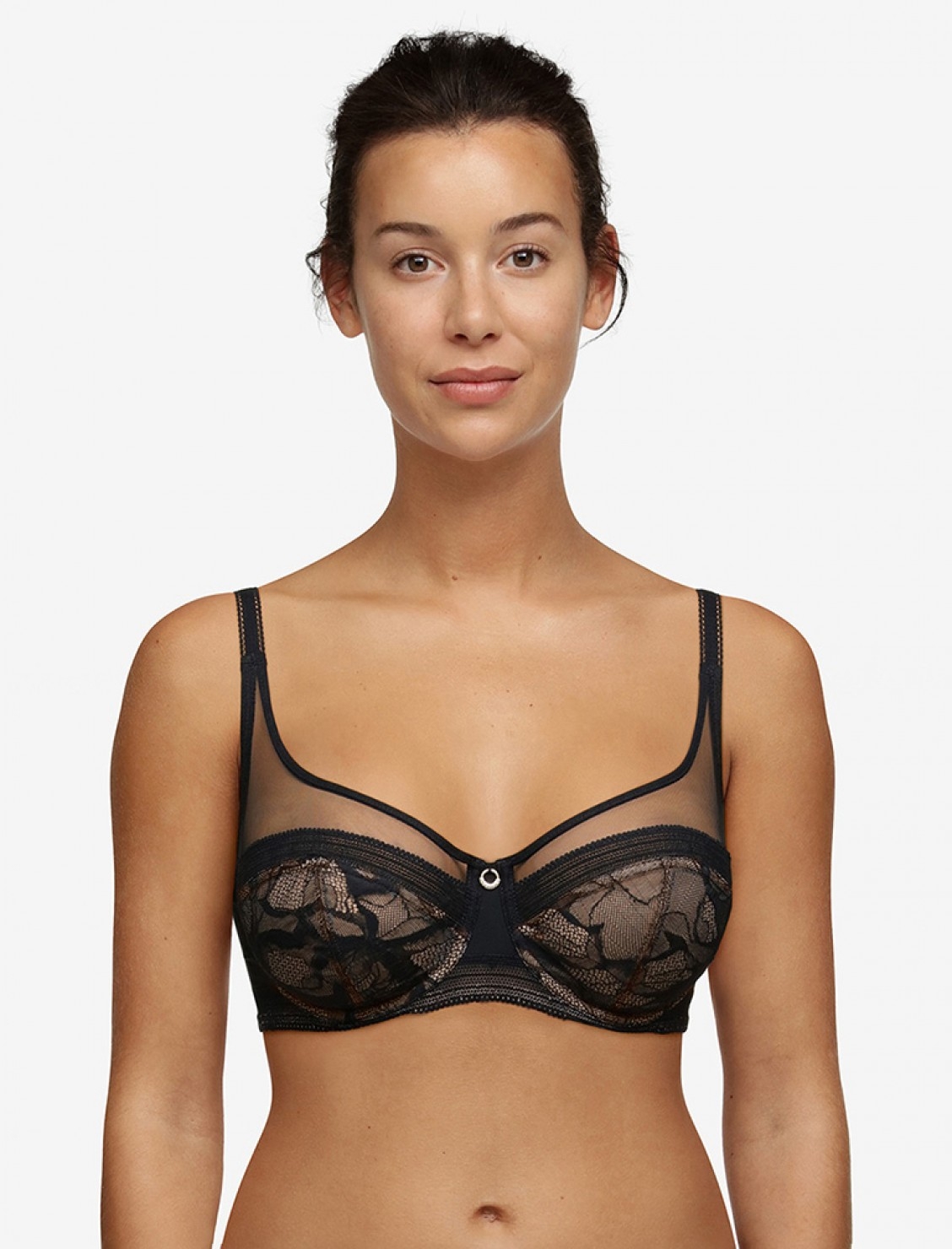 CHANTELLE SUJETADOR C/A ENCAJE C13YM0-011 NEGRO T.105/C