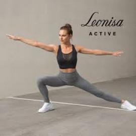 LEONISA ACTIVE  LEGGING  CONTROL  ABDOMEN  PRODUCTO RECICLADO 195498   GRIS  T.M