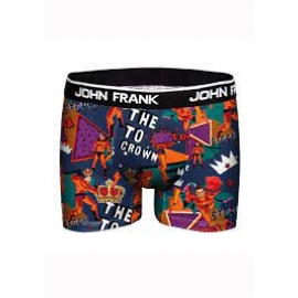 JOHN FRANK BOXER FANTASIA JFBD 319-STORN SUPER HEROE MULTICOLOR  T.MD