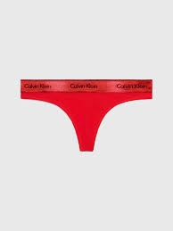 CALVIN KLEIN  TANGA  QF7449 E  C.ROJO  T. M