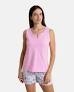 MASSANA PIJAMA MUJER  S/MANGAS  P/C ALGODÓN  P241240  C.ROSA T.M