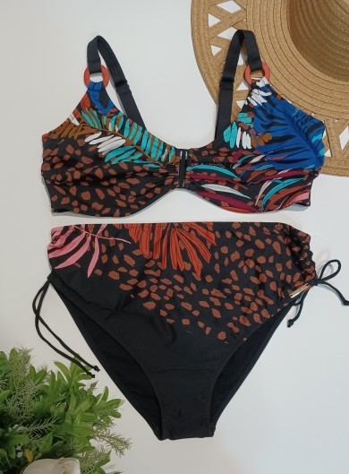 DOLORES  CORTÉS  BIKINI  COMPLETO  C/AROS  CAPACIDAD COPA /D  1806 C.ESTAMP. T. XL