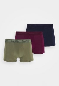 CALVIN  KLEIN  BOXER   PACK/3  VERD/AZU/LILA 000U2664G WHF T.L/G