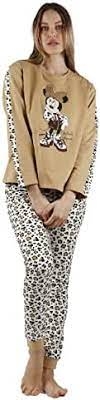 DISNEY HOMEWEAR  PIJAMA MUJER M/L P/L 56982-0  CAMEL/LEOP T.L/G