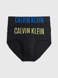 CALVIN KLEIN SLIP/HIP BRIEF NB2601A C2A PACK/2 NEGRO T.MD