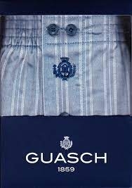 GUASCH  BOXER  100% ALGODÓN   MOD. BS 141.2.946   C. AZUL/RAYAS .  T.3XL