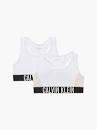 CALVIN  KLEIN  TOP NIÑA  PACK/2  BLANCO  G80G800529OWW  T. 8/10