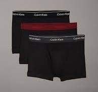 CALVIN KLEIN BOXER PACK/3 ALG ABIERTOS NB4002A PRU NEGROS T.S/P