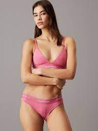 CALVIN KLEIN BRAGA COTTON 000QF7880E QUV C.BERRY PINK  T.S