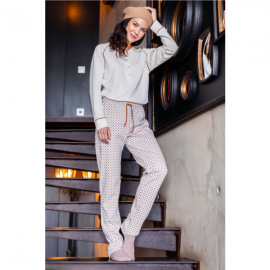 BARANDI PIJAMA  MUJER M/L  IVON-12  C. BEIGE T.M