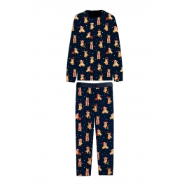 JOHN FRANK PIJAMA COMPLETO INV. UNISEX JFPJCH06-PARTY LION T.MD