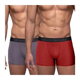 ABANDERADO BOXER PACK/2 A0C7M VISCOSA/BAMBU GRAN/GRIS T.L/52