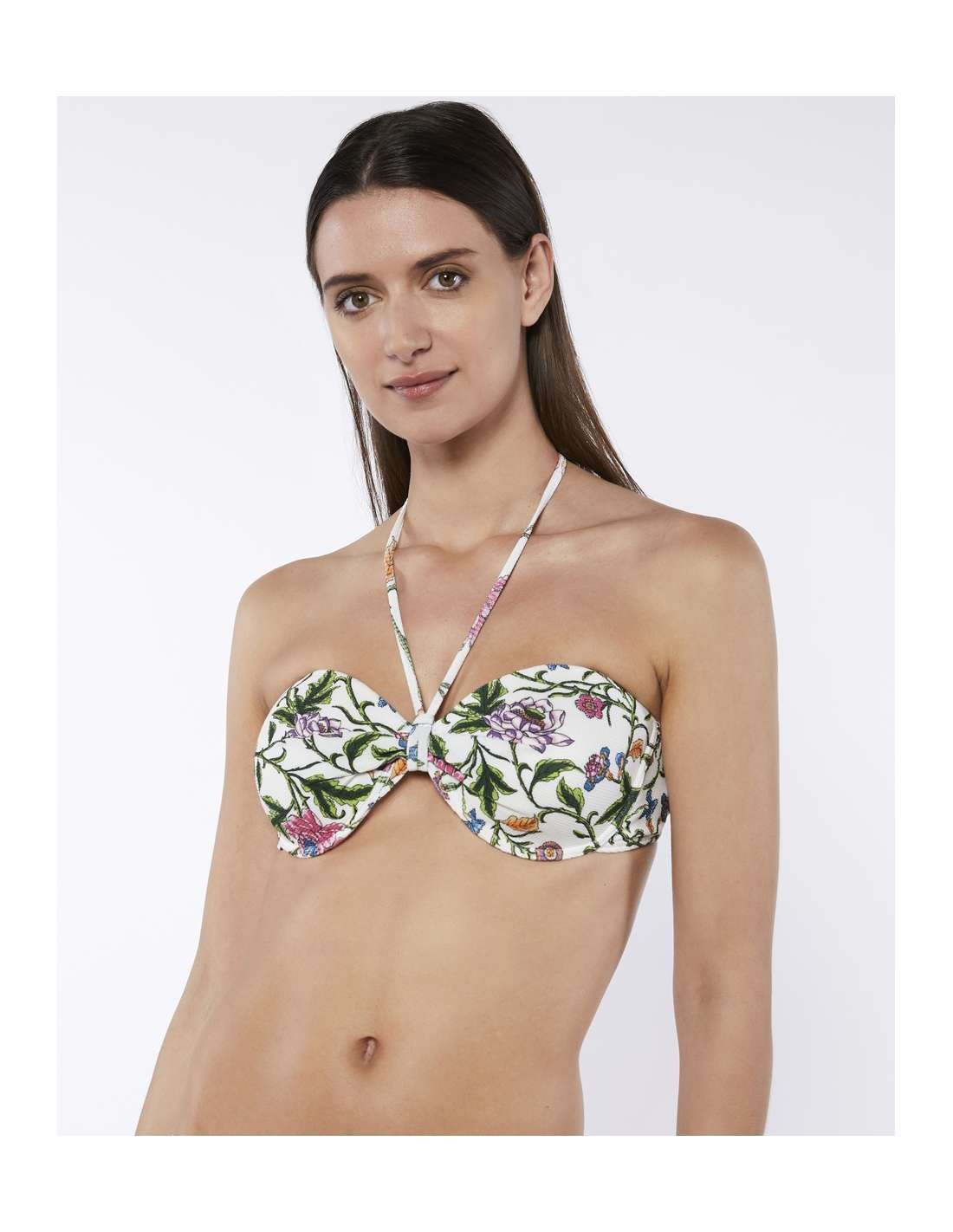 ONADES  BIKINI COMPLETO C/AROS FOAM  S/TIR. MOD.MUNA  C.BL/FLORES  T.44/C