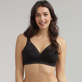 PLAYTEX SUJETADOR S/A ENCAJE P0BVS NEGRO T.110B