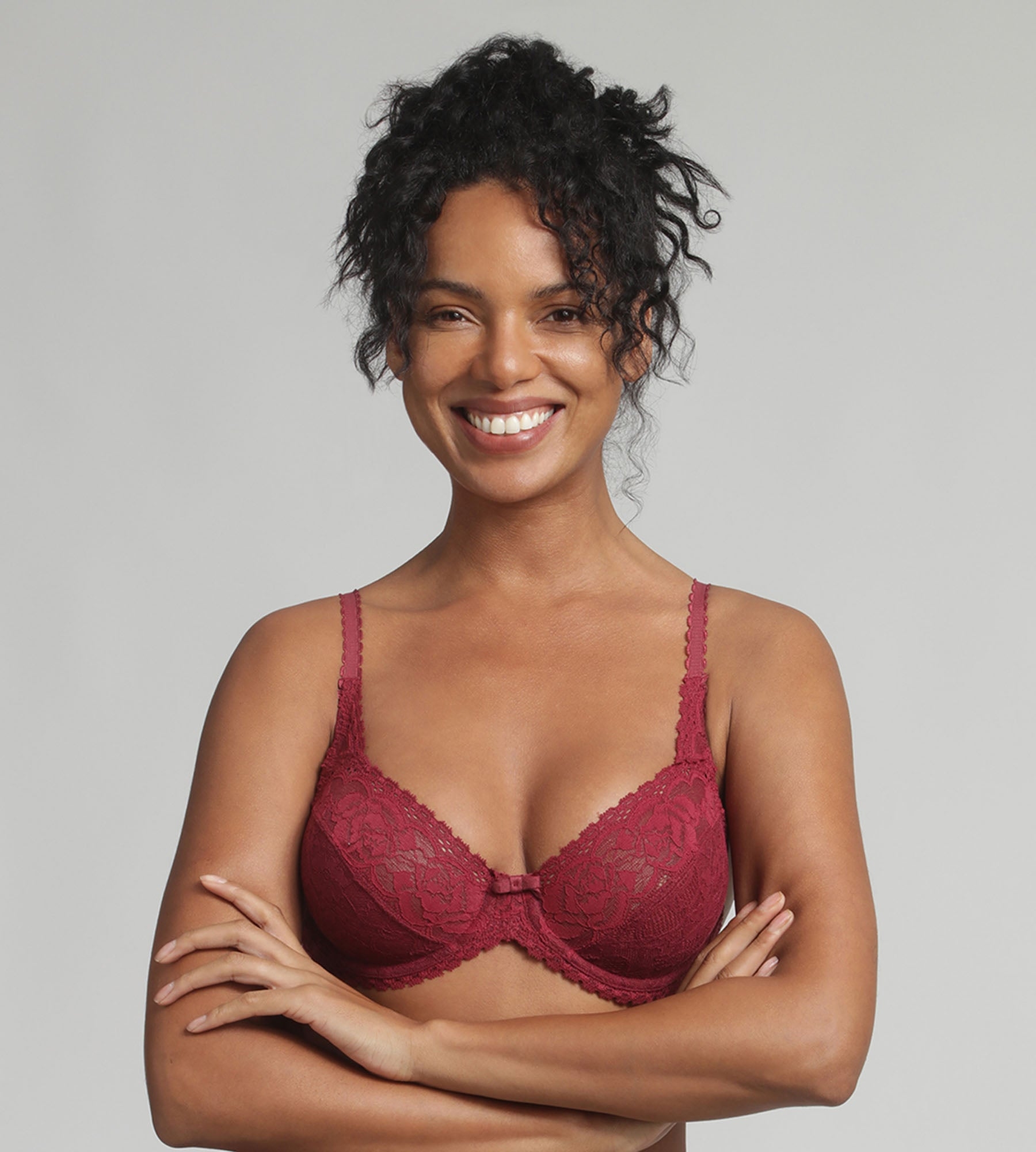 PLAYTEX SUJETADOR C/A FLOWER ELEGANCE P0DC8 CEREZA T.105/D