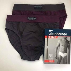 ABANDERADO SLIP PACK/2 A5379 ALG/ABIERTO AZ/NG T.MD/48