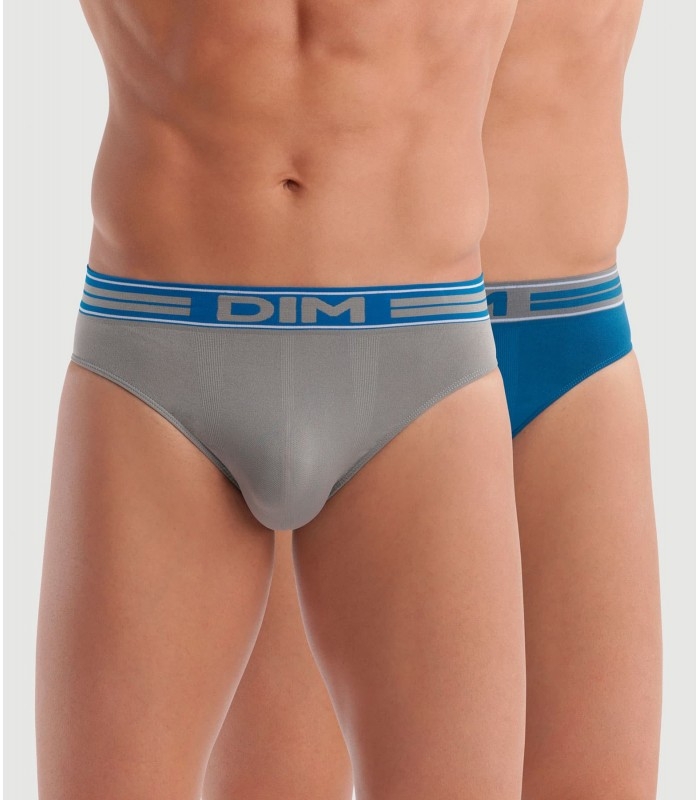 DIM SLIP PACK 2 D05HE GRIS/AZUL T.XXL