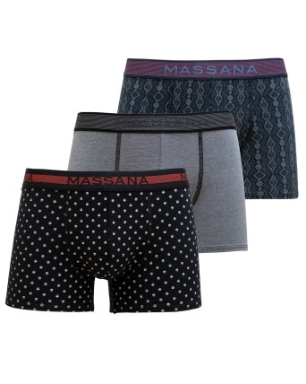 MASSANA BOXER PACK/3 ALG. UP37378 SURTIDO T.XXL