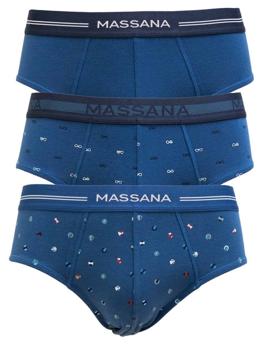 MASSANA SLIP PACK/3 ALG UP38361 SURT//AZUL T. XXL