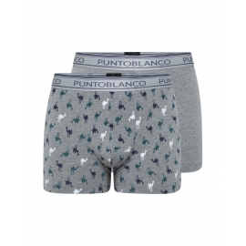 PUNTO BLANCO BOXER PACK/2 33073-40 ALG GRIS T.33073-40 T.48/MD