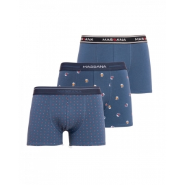 MASSANA BOXER PACK/3 ALG UP3766 ESTAMPADOS K39 T.MD