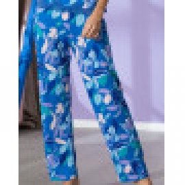 ANTIGEL PANTALON LARGO ELJ006 AZUL ESTAMP T.42/L/G