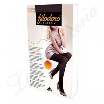 FILODORO PANTY THERMO FEELING OPACO 114985 GRIS OSCURO T.MD-3