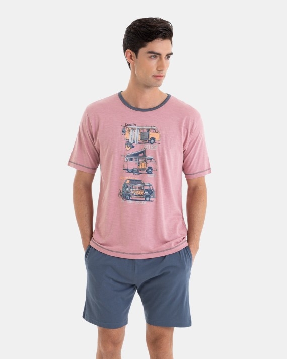 MASSANA PIJAMA HOM P/C M/C ALG P251203 CALDERA/BUS T.L/G