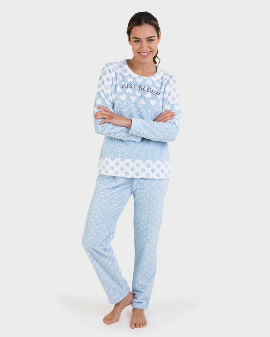 MASSANA  PIJAMA  MUJER  INVIERNO  P721231  C.AZUL CIELO  T.S