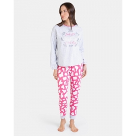 MASSANA PIJAMA  MUJER   M/L P/L  P731258  C-FUCSIA  T. L