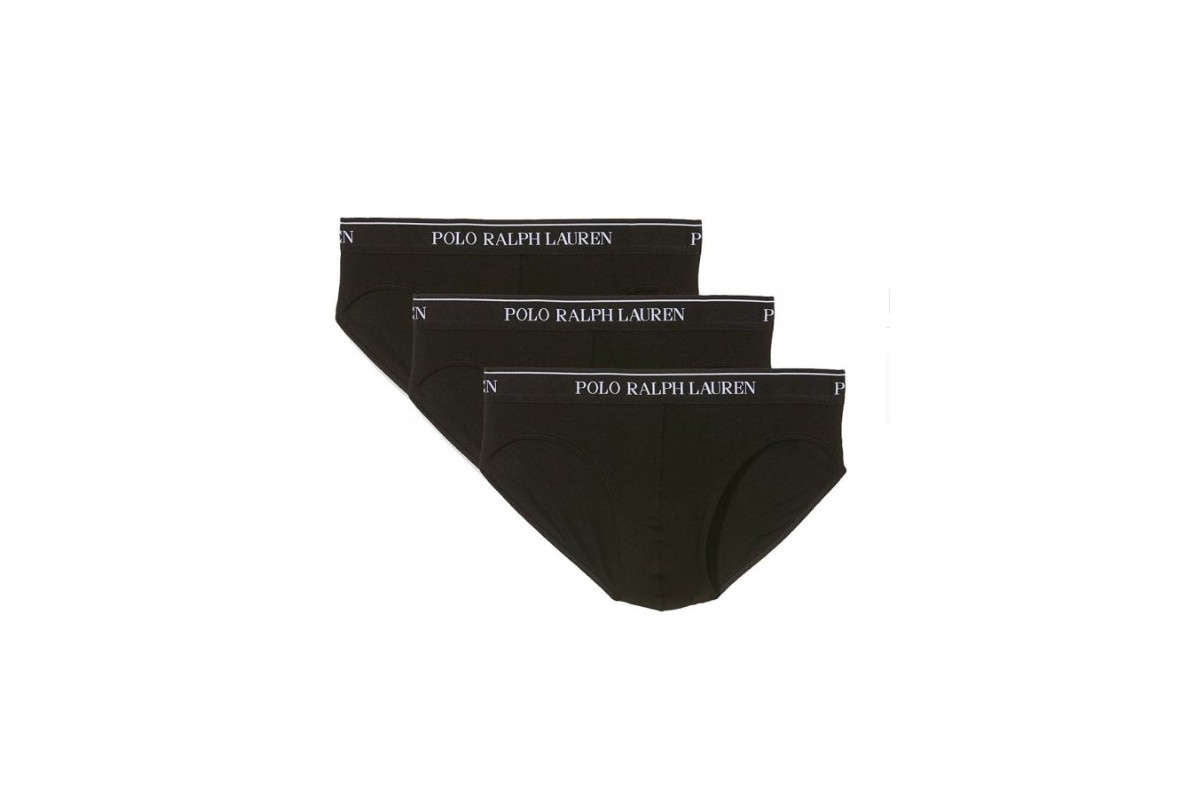 POLO RALPH LAUREN SLIP PACK3 714513423002 ALG NEGRO T.MD