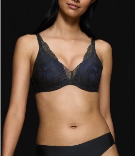 TRIUMPH SUJETADOR C/A-BODY MAKE-UP ILLUSION LACE WP NEGRO T.100/C