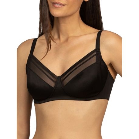 PLAYTEX SUJETADOR  S/A P05X8 NEGRO T.105B