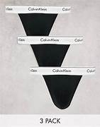 CALVIN KLEIN TANGA HOMBRE ALG PACK/3 NB3965A UB1 NEGRO T.MD