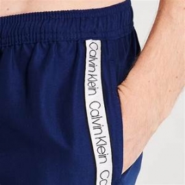 CALVIN KLEIN PANTALÓN CORTO ALGODÓN HOMBRE KMOKM00611BEH MEDIUM TERRY SHORT NEGRO T. T.XL