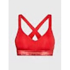 CALVIN  KLEIN  BRALETTE  S/A  C/FOAM  COTTON  QF 7786  E  ROJO  T.M