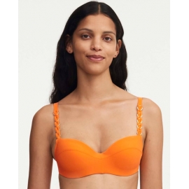 CHANTELLE BIKINI COMPLETO C/A Y RELLENO 17T50-0BG NARANJA T.100/C