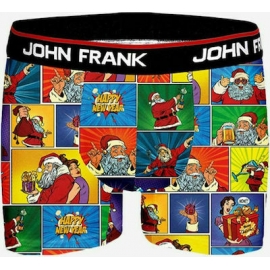 JOHN FRANK BOXER ESTUCHE NAVIDAD JFBD23-CH NEW YEAR COMIC PAPA NOEL COLORES T.L/G